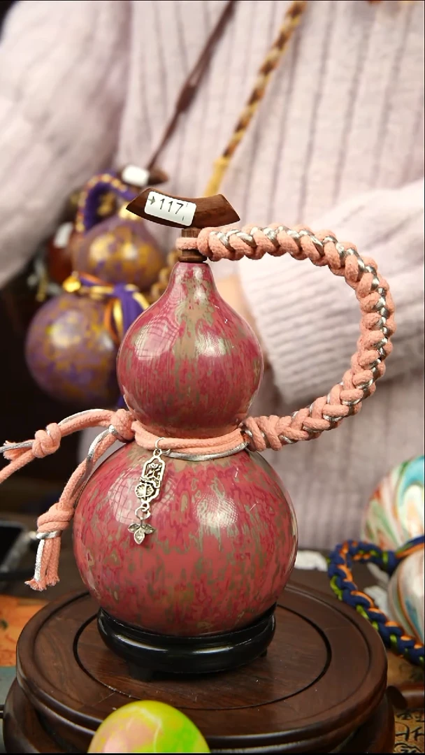 117号500ml左右非遗大漆酒葫芦