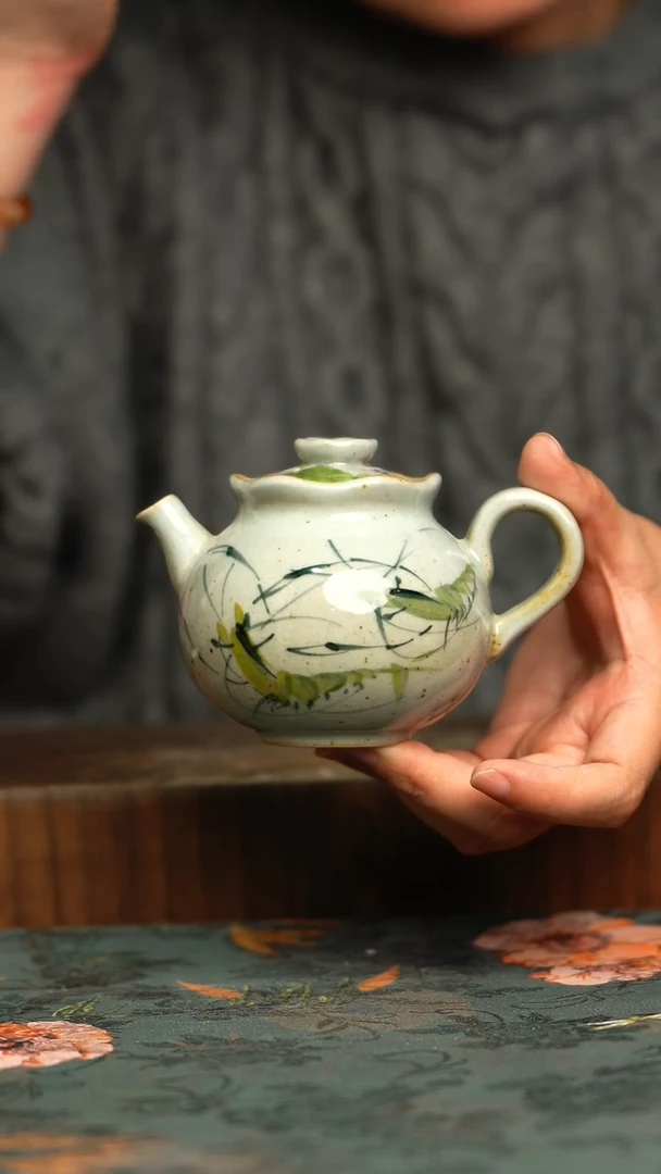 杯釉下彩手工手绘同款陶器