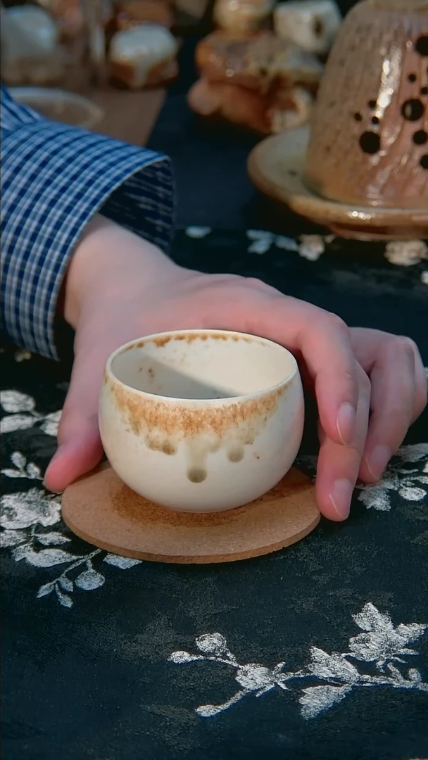 全品 柴烧款 蛋杯