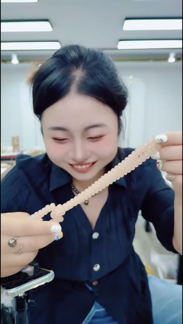 玛瑙/玉髓颈饰合金1206藕粉套装
