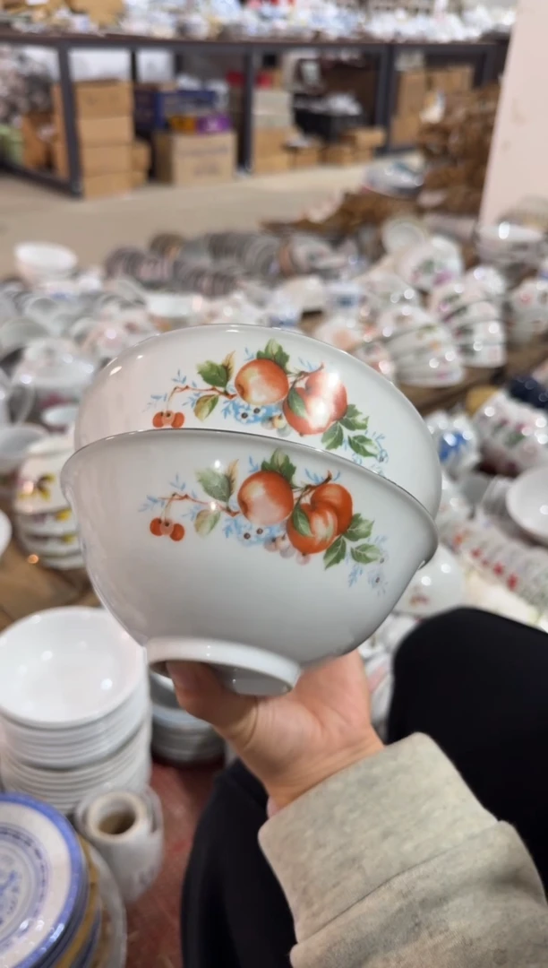 摆件碗16厘米两个一组有瑕请慎拍