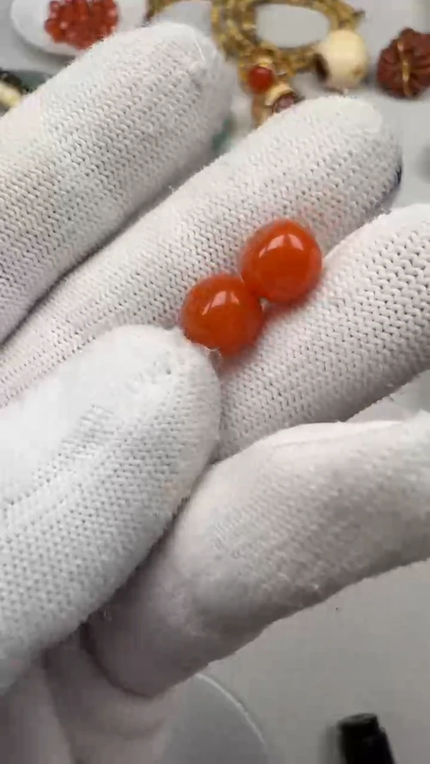 未镶嵌珠南红玛瑙珠