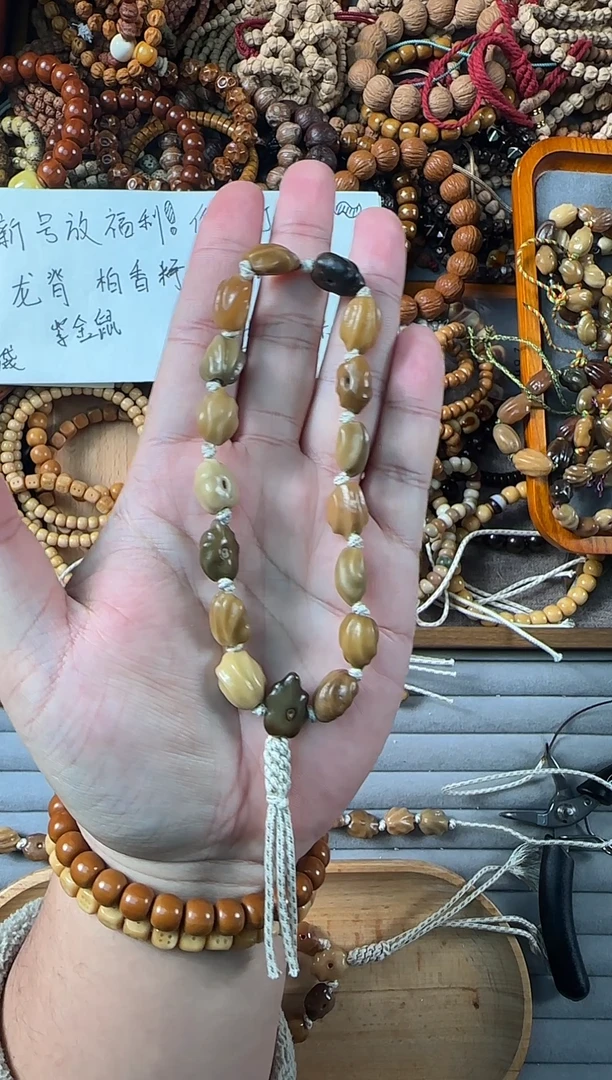 吊坠龙脊菩提龙脊多宝原籽手持