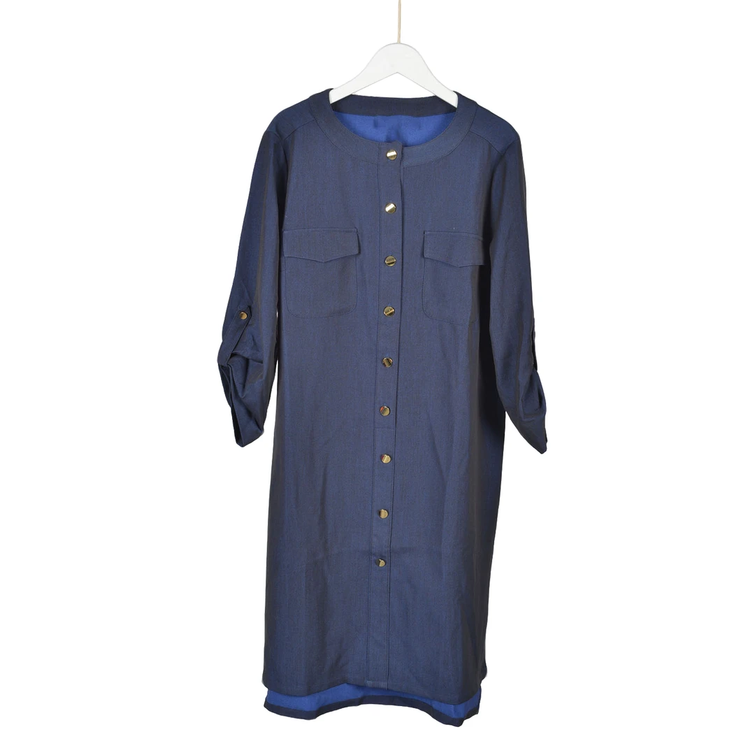 GPE4【专柜捡漏】女装SLDEC-连衣裙2372蓝色