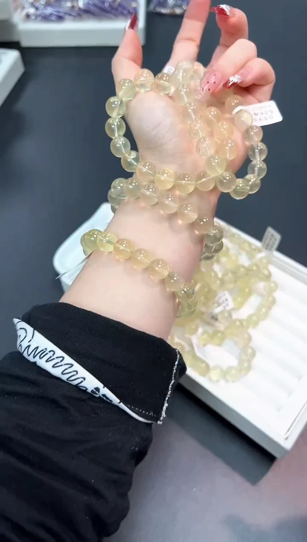 【闪购商品】水晶手串未镶嵌55U多样性发其一1条11mm默认微瑕