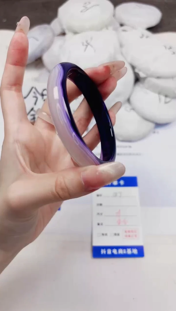 石英质玉手镯未镶嵌157-玛瑙-圈口59