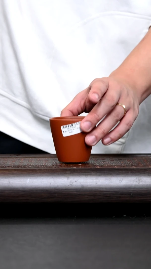 茶杯紫砂YZGT17327 黄龙正砂可乐杯 朱泥