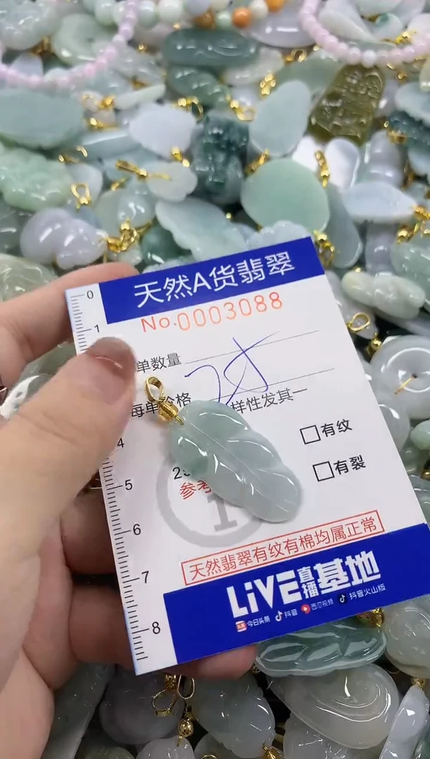 颈饰未镶嵌翡翠天然A货翡翠