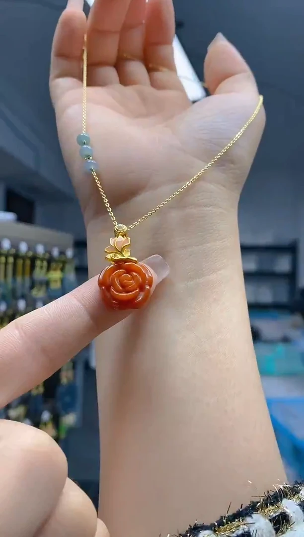 【闪购商品】翡翠耳饰合金79翡翠锁骨链