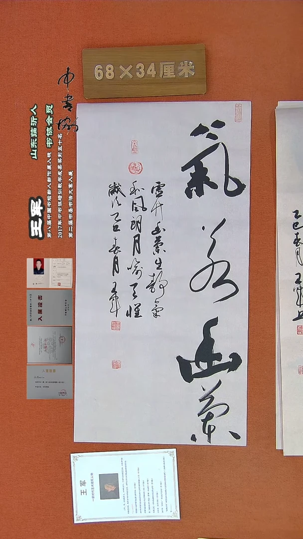 【闪购商品】书法487王军书法作品
