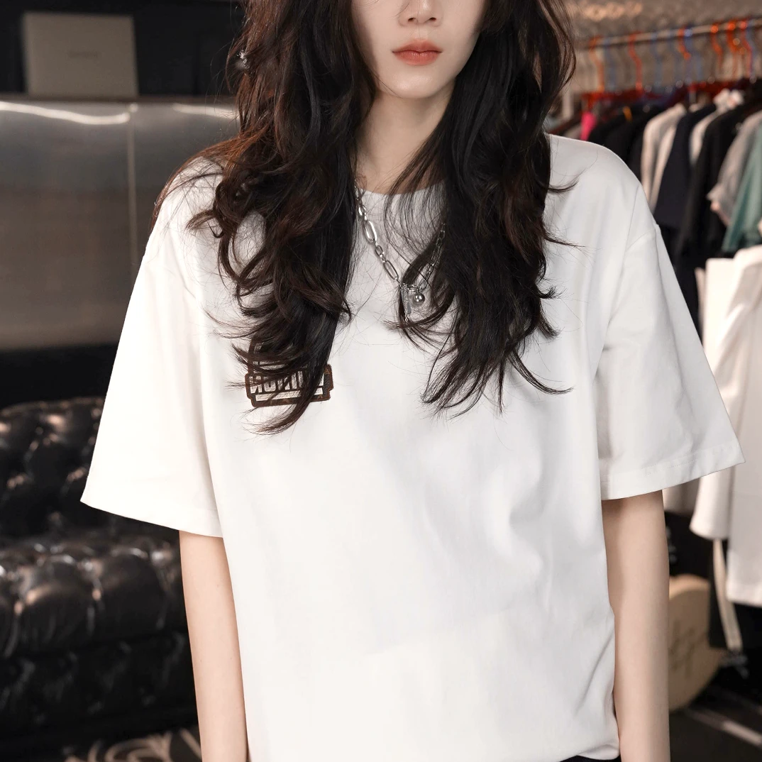 【绘尚D6阿祖6270】夏季宽松圆领潮流短袖T恤男女同款S256270