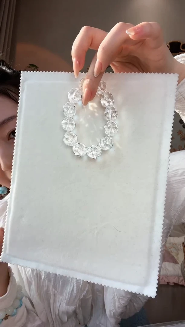 【闪购商品】水晶手链未镶嵌16+白水晶手串