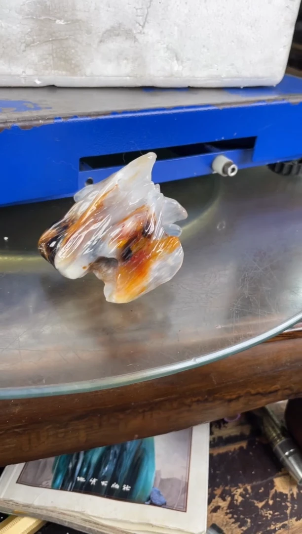 【闪购商品】硅化玉手把未镶嵌16