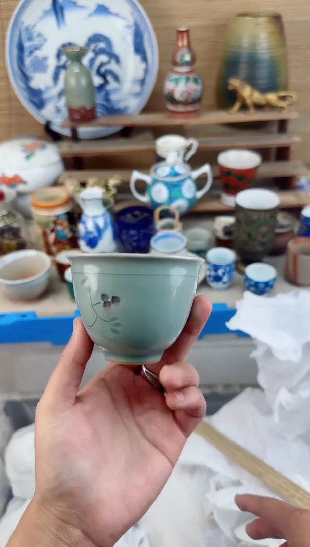 瓷片茶盏陶瓷陶器