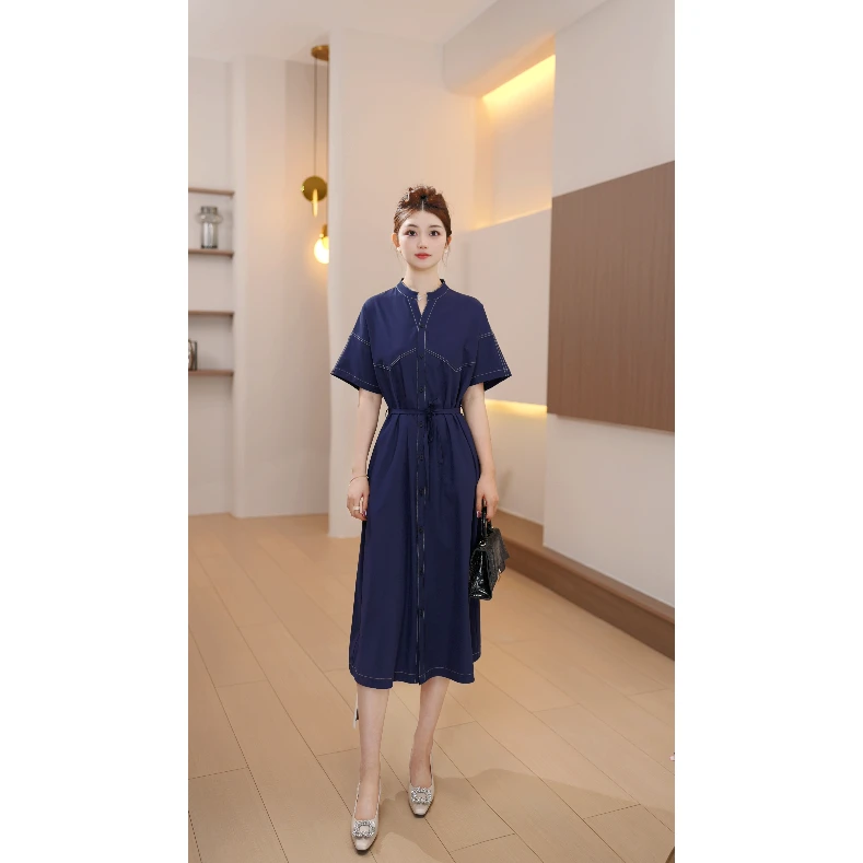 【小也】夏季2025新款气质时尚连衣裙X0089