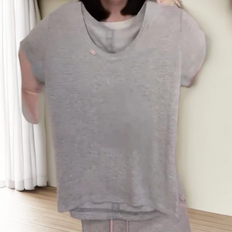 夏季新款印花短袖T恤潮流休闲上衣C5486