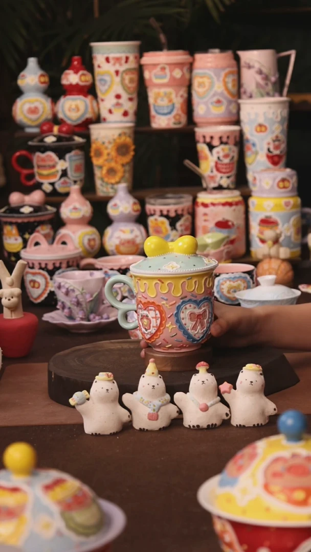 摆件景德镇原创手作陶瓷