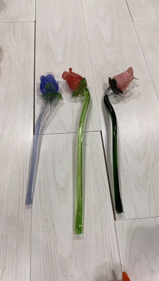 ❄**雪慕忆家手作琉璃瑕疵三根