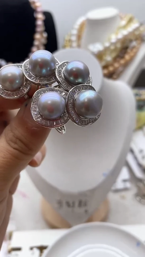 【闪购商品】淡水珍珠颈饰钛钢82