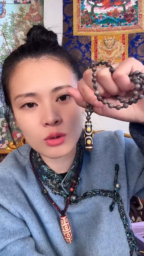 非金属无非金属无藏地六眼坐化珠串