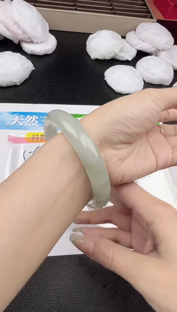 未镶嵌手镯石英质玉圈口 61 62