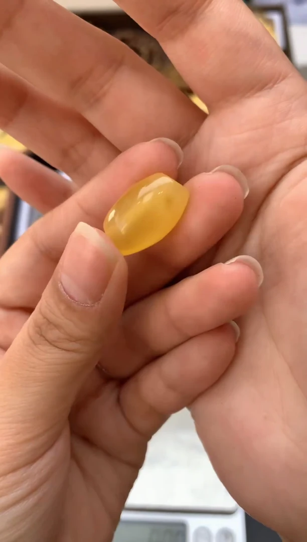 【闪购商品】琥珀珠宝奇石未镶嵌075琥珀蜜蜡花粉