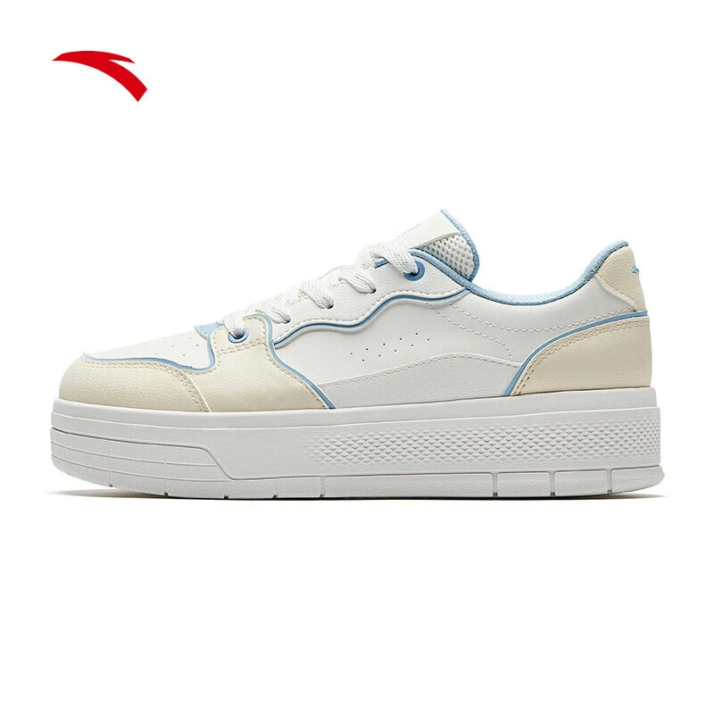 安踏果冻鞋2丨厚底板鞋女鞋2025夏季百搭休闲透气运动鞋时尚低帮