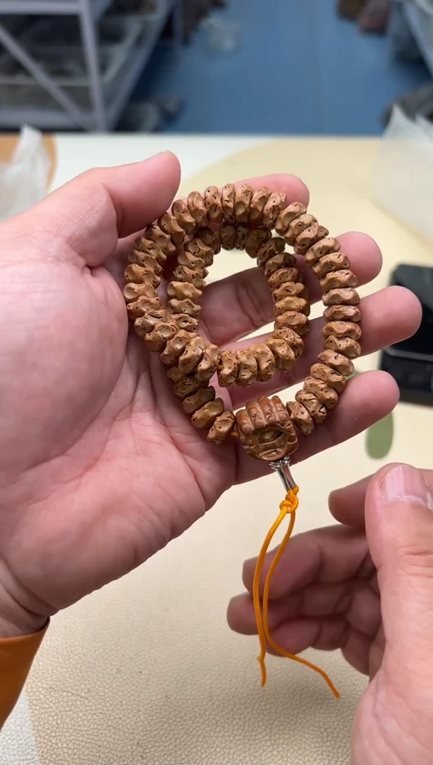 手串桃核黄色桃核手持4561