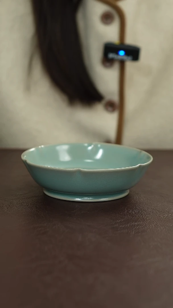 摆件陶原矿原釉汝宋汝瓷