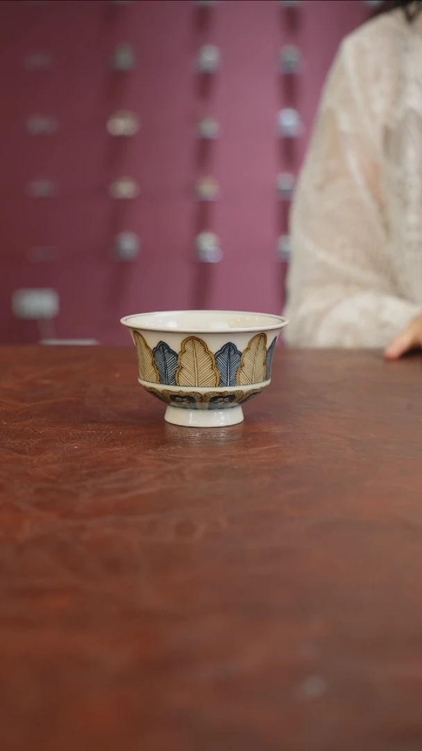 杯景德镇陶瓷杯碗柴烧多人V210