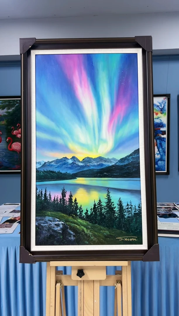 油画陶宗健-55*100尺寸-油画作品