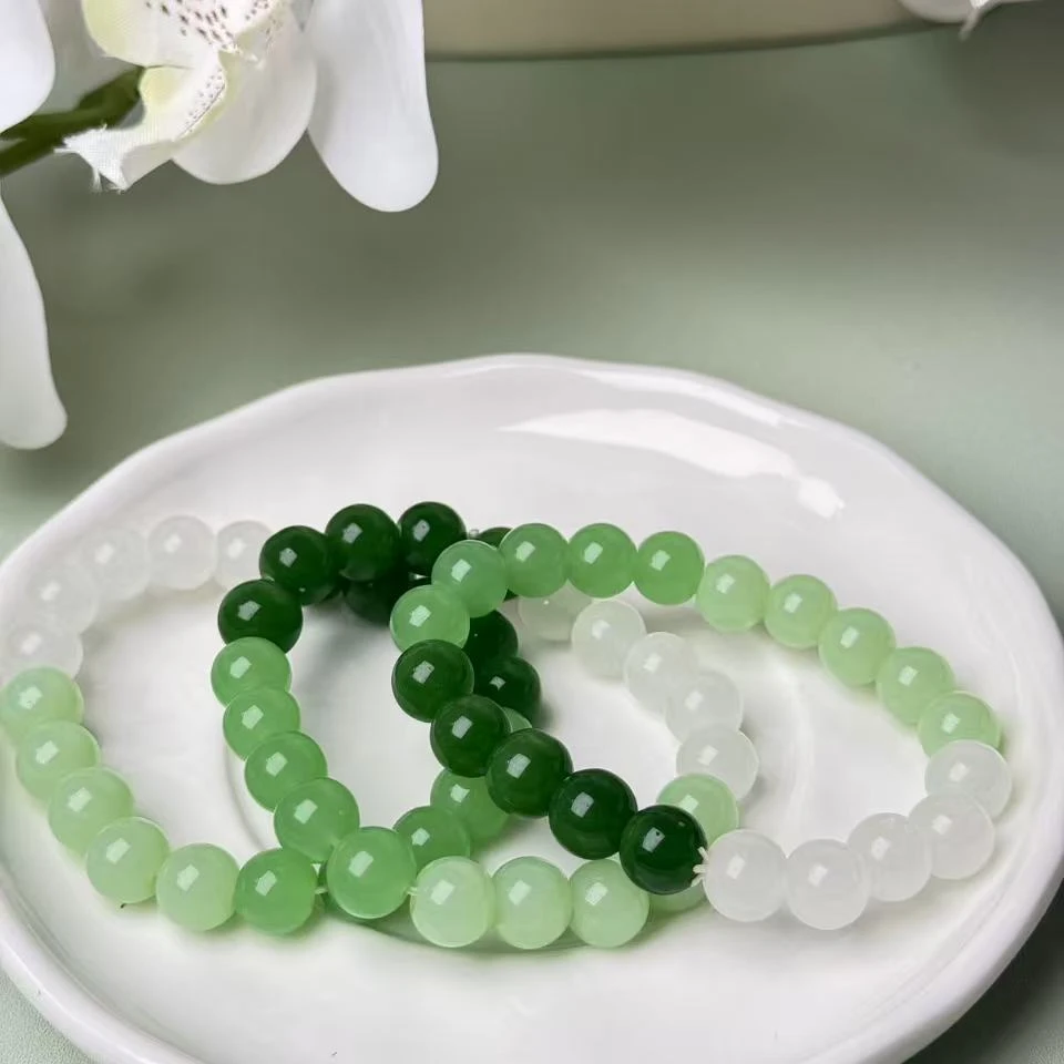 天然和田玉手串（多样性发其一）c02