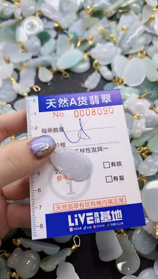颈饰未镶嵌翡翠天然A货翡翠