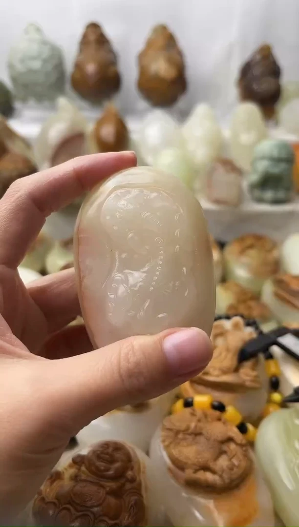 石材古青石棉纹正常不退换霸王貔貅