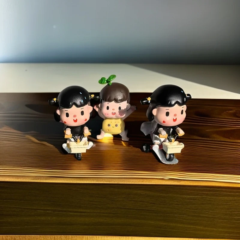 【思歪土豆】迷你潮玩改娃萌粒车载摆件diy配件精品摆件网红新年