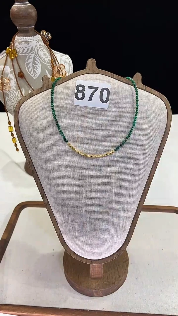 项链钛钢淡水珍珠870