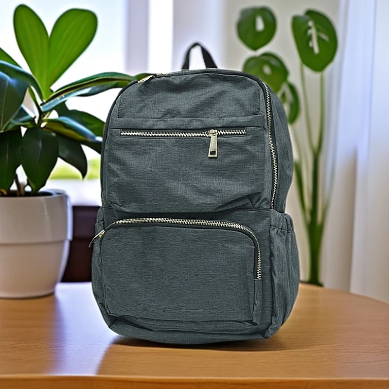 蓝色日韩透气休闲轻便旅行电脑包经典通勤情侣纯色休闲女士简约