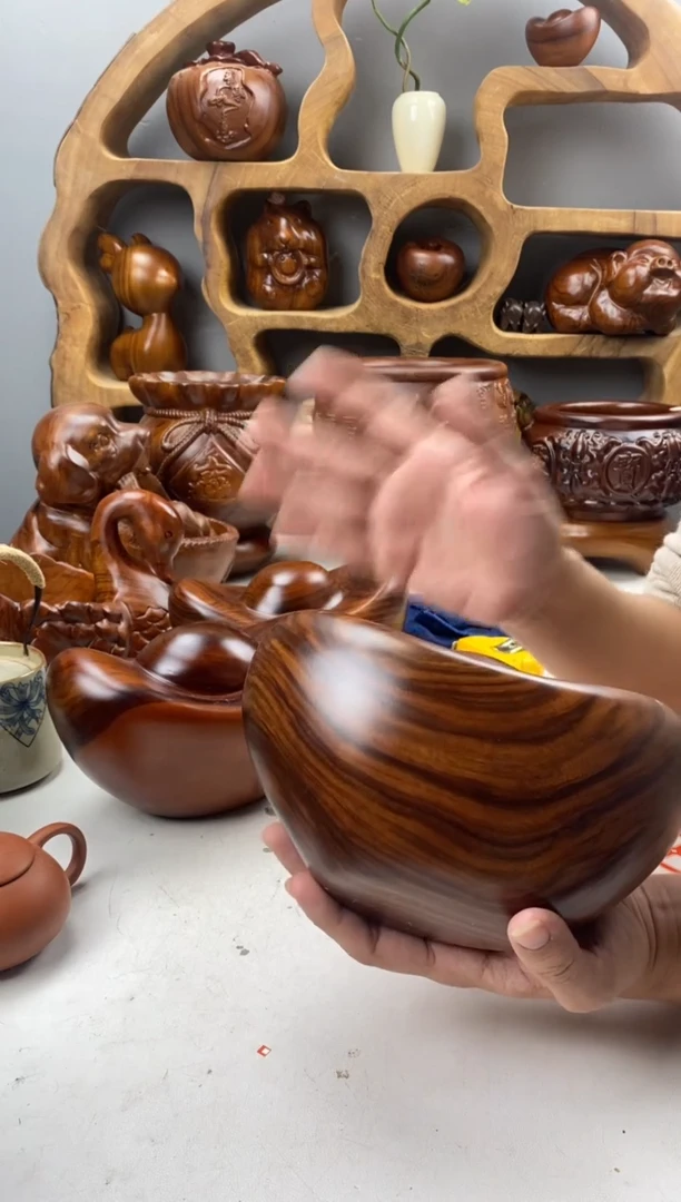 香樟木A10大元宝摆件/尺寸