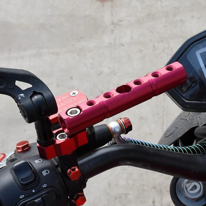 乐翔 支架电动车倒后视镜座射灯横杆摩托车扩展杆导航USB充电器