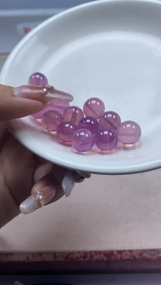 【闪购商品】红宝石颈饰未镶嵌x274粉紫宝石10mm*1颗