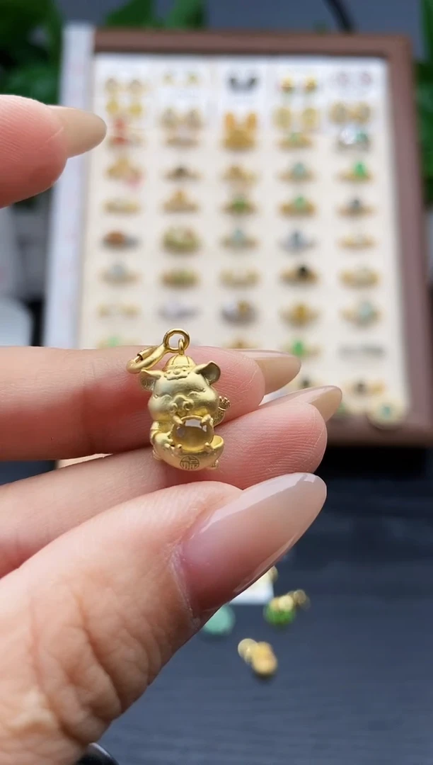 银S925镶嵌戒指翡翠12