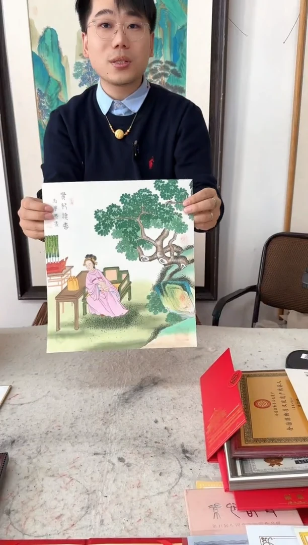 国画马老师作品分享