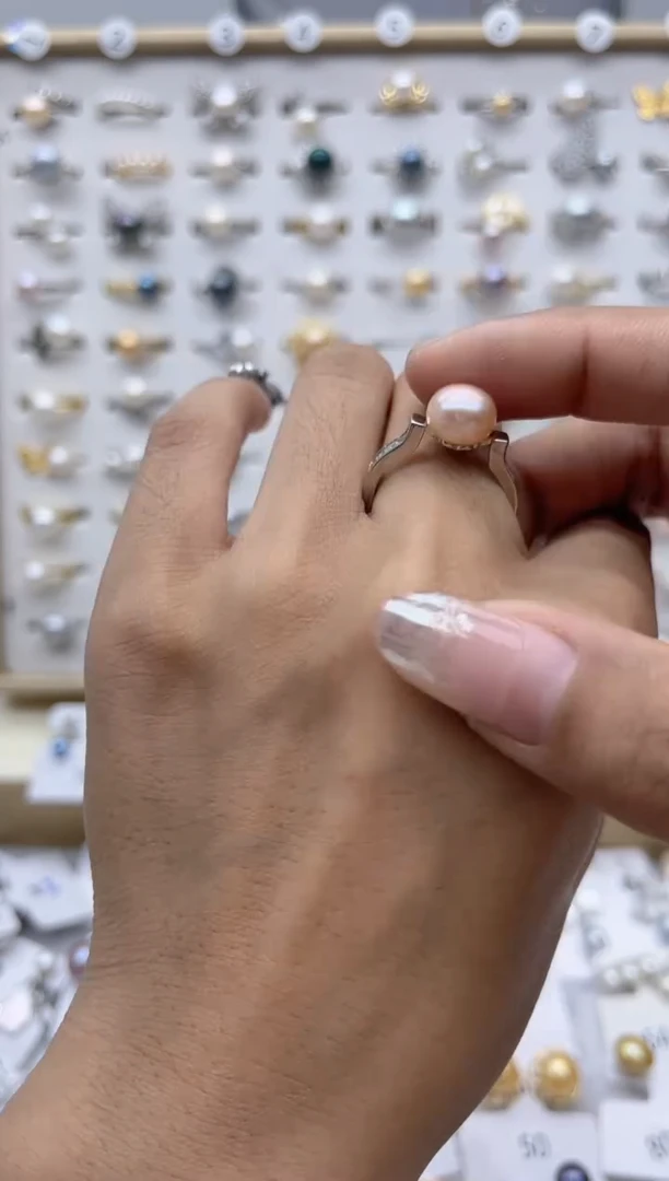 【闪购商品】淡水珍珠戒指合金170