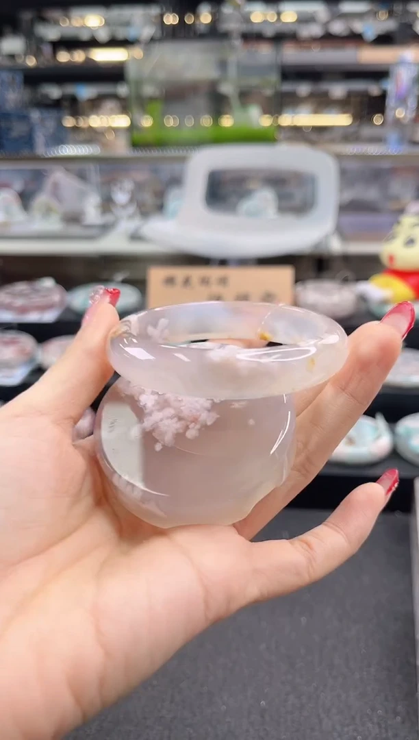 未镶嵌手镯石英质玉58--59圈口 （赠品镯心）3122447