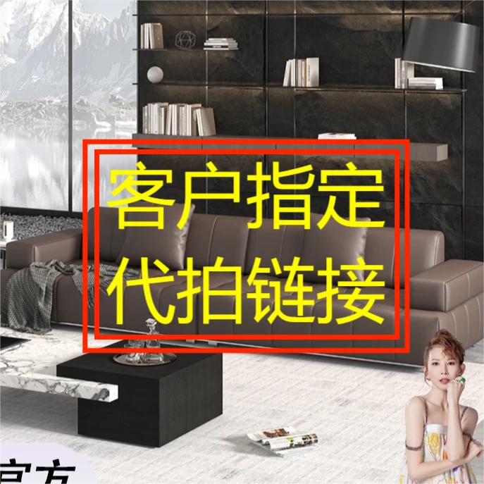家具店定制【代拍链接】专属指定链接客厅家用简约轻奢极简越映家具