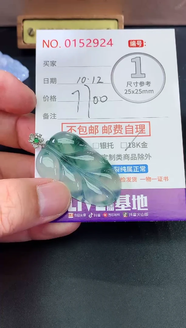 颈饰未镶嵌翡翠随***4！