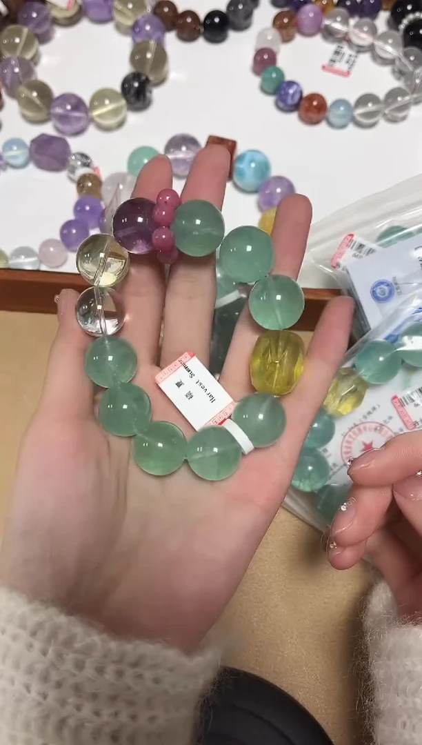 未镶嵌手链萤石11-19萤石设计款手链