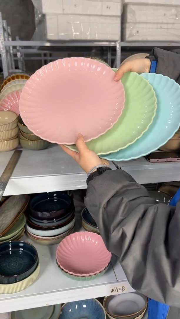 陶瓷外贸尾货瑕疵满20包邮X3 大盘