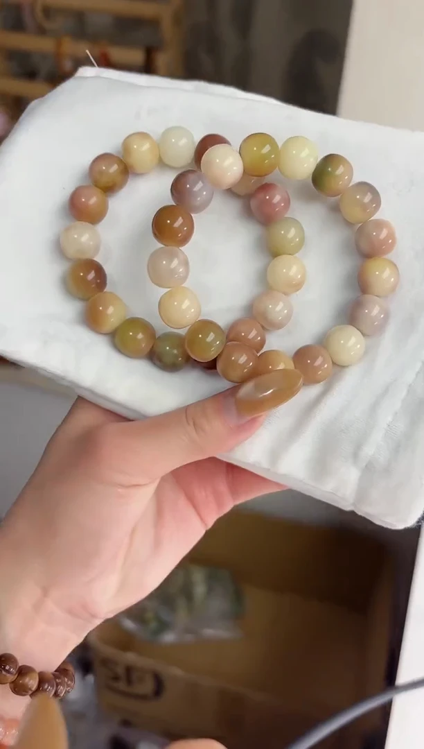 手串菩提根/象牙果沐p05紫美人玉化苹果12*13mm手串随机