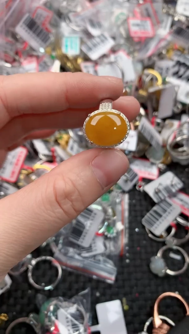 未镶嵌戒指翡翠444-----6